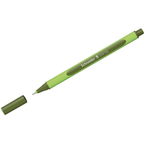Ручка капиллярная Schneider 'Line-Up' оливковая, 0,4мм - 5 шт.