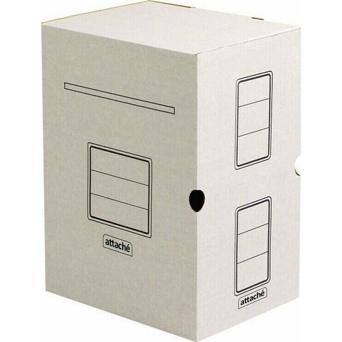 Короб архивный Короб архивный белый ATTACHE 200мм гофрокартон, 5шт. в упаковке