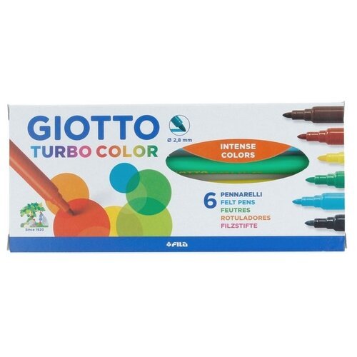 Fila Giotto Набор фломастеров 6 цв Turbocolor 415000 7030100513