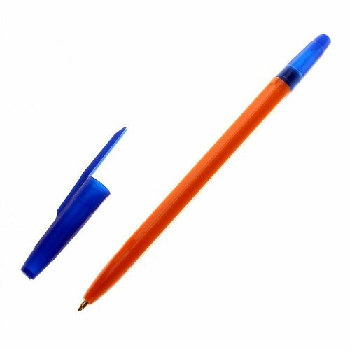 Ручка шариковая «Стамм», «Оптима», ORANGE, узел 1.0 мм, чернила синие на масляной основе, стержень 131 мм (комплект из 100 шт)