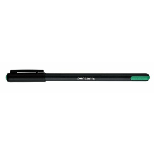 Linc Ручка шариковая, Pentonic, одноразовая зеленый в коробке, 1 мм, 20 шт
