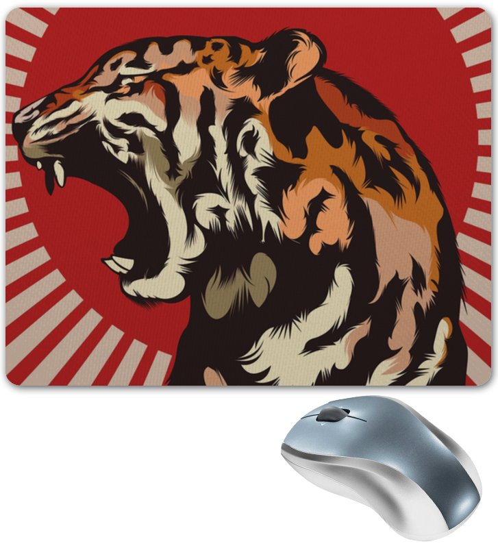 Printio Коврик для мышки Тигр арт