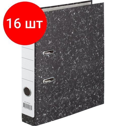 Комплект 16 штук, Папка-регистратор Attache Economy без мет. угол_бюдж 50мм ч/б бум/бум, карм. к