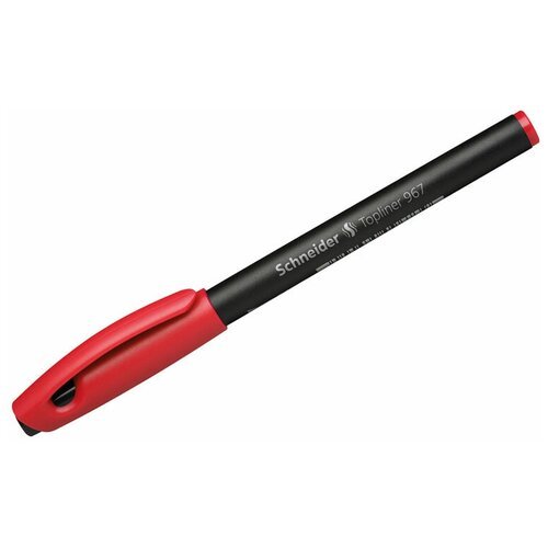 Ручка капиллярная Topliner (Топлайнер) 967 красная, 0,4 мм ТМ Schneider (Шнайдер)