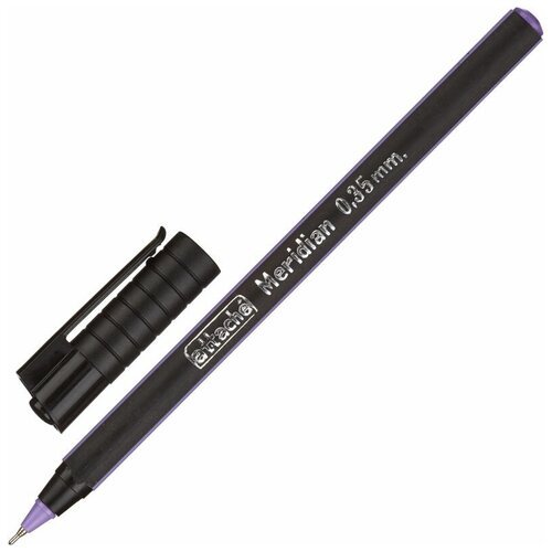 Ручка шариковая неавтоматическая Attache Meridian, 0,3 5мм, черн-фиол. корп 1шт