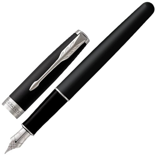 PARKER перьевая ручка Sonnet Core F529, 1931521, черный цвет чернил, 1 шт.