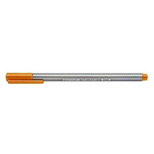 Ручка капиллярная Staedtler Triplus, одноразовая, 0.3 мм Оранжевый