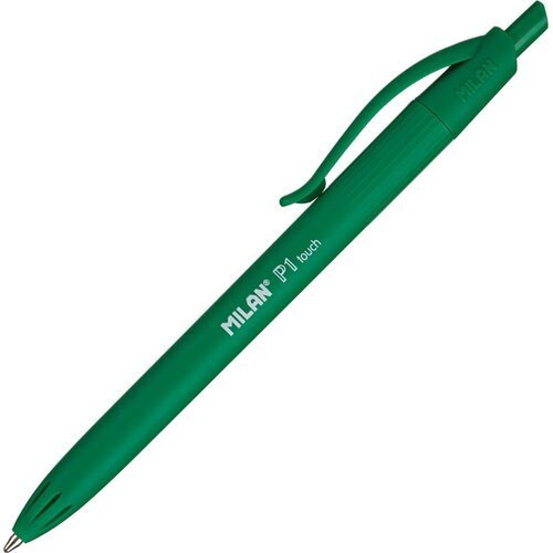 Ручка шариковая автоматическая MILAN P1 Touch,1,0мм, масл, зеленый,176513925, 25 шт.