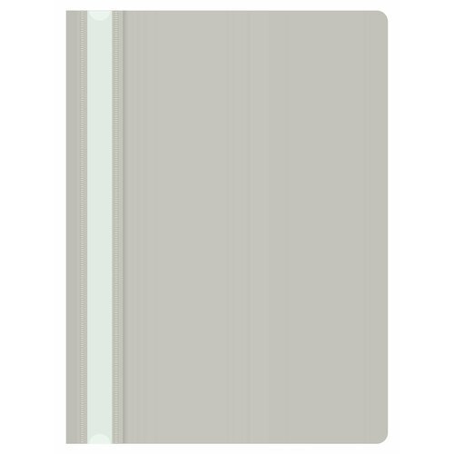 Папка-скоросшиватель Buro -PSE20BU/GREY A4 прозрач. верх. лист пластик серый 0.11/0.13