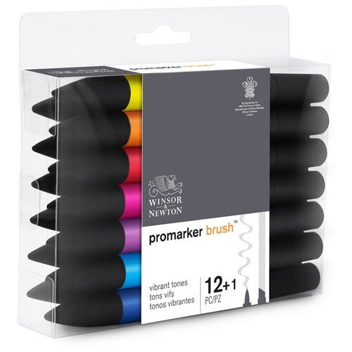 Winsor & Newton Набор маркеров 'Promarker Brush' Virant tones, (290145), 13 шт.