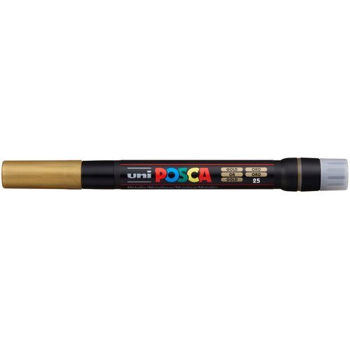 Uni Mitsubishi Pencil маркер POSCA PCF-350, золотой, 1 шт.