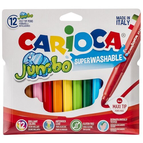 Carioca Фломастеры 'Jumbo' (40565), разноцветный, 1 шт.