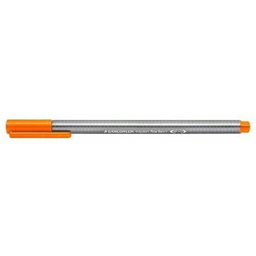Ручка капиллярная Staedtler Triplus, одноразовая, 0.3 мм Неон красный
