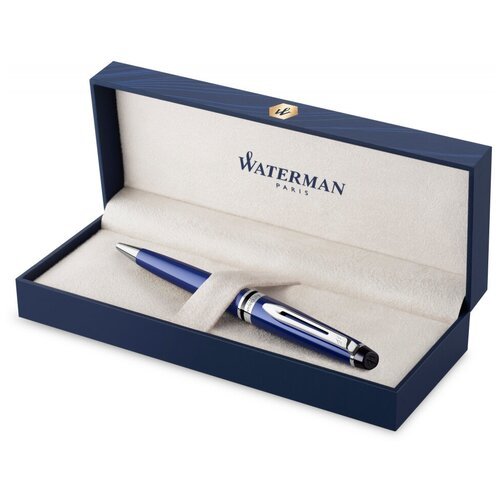 Ручка шариковая Waterman Expert 3 2093459 Blue CT M синие чернила подар. кор.