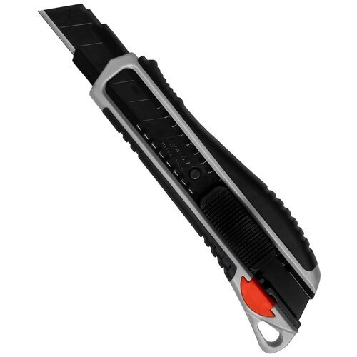 Нож канцелярский/универсальный/малярный VertexTools с двухкомпонентной ручкой PROFI 18 мм