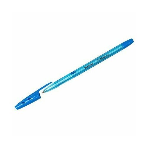 Ручка шариковая Berlingo Tribase Sky, светло-синяя, 0,7мм, CBp_70952