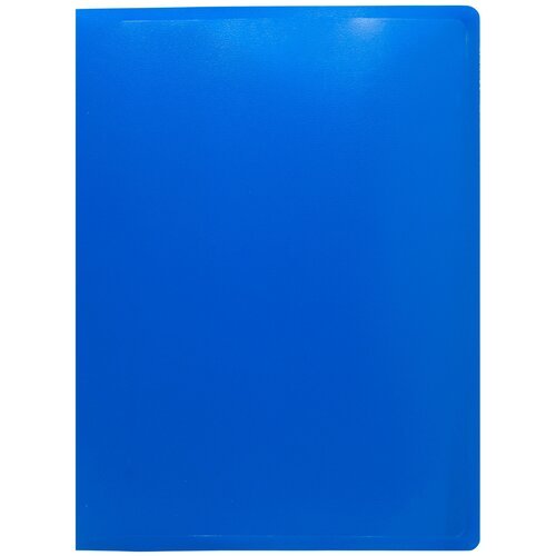 Папка с 10 прозр. вклад. Buro -ECB10BLUE A4 пластик 0.5мм синий