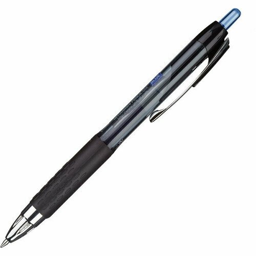 Ручка гелевая автоматическая Uni Signo UMN-207 синяя (толщина линии 0.4 мм), 710174