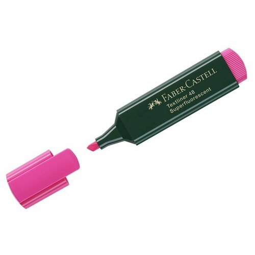 Текстовыделитель Faber-Castell '48' розовый, 1-5 мм.