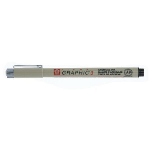 Sakura Линер-маркер PIGMA GRAPHIC XSDK3 49 3 мм черный