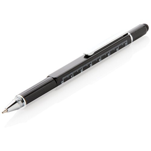 Многофункциональная ручка 5 в 1, черная