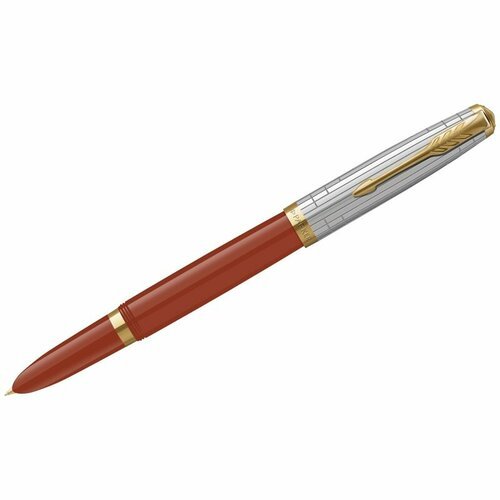 Ручка перьевая Parker '51 Rage Red GT' темно-синяя, 0,8 мм, подарочная упаковка (2169072)