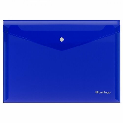 Папка-конверт на кнопке Berlingo No Secret (А3, 200мкм) синяя (EFb_03402)