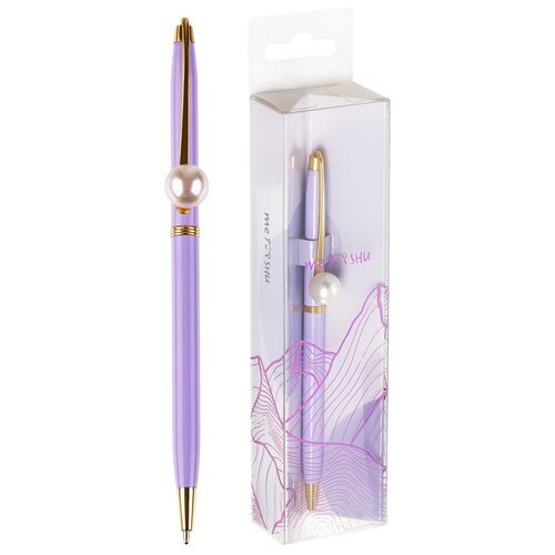 Ручка шариковая автоматическая Meshu Lilac jewel (1мм, синий цвет чернил) 1шт. (MS_94062)