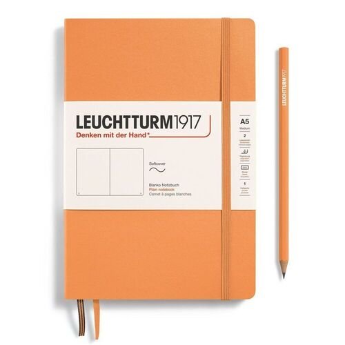 Блокнот Leuchtturm1917 Medium, A5, 61л, без линовки, Абрикос