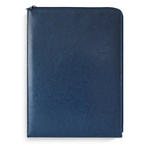 Папка для документов арт.50230 сариф синий (кожзам, 340х240 мм, 1отделение, искусственная кожа 'Сариф', подкладка, ПЭТ-пакет)