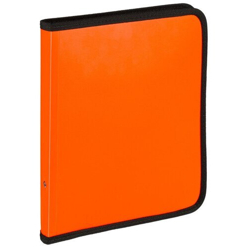 Комплект 21 штук, Папка-конверт на молнии с 3-х сторон Attache Neon A5 оранжевый