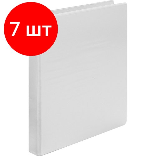 Комплект 7 штук, Папка Панорама на 4-х кольцах Attache 65мм