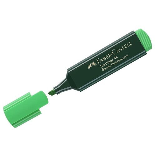 Текстовыделитель Faber-Castell '48' зеленый, 1-5мм