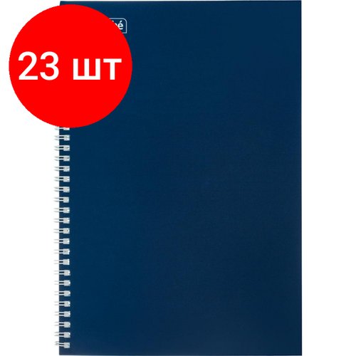 Комплект 23 штук, Бизнес-тетрадь А5 80л ATTACHE, спираль, синий, блок 60г, обложка 215г