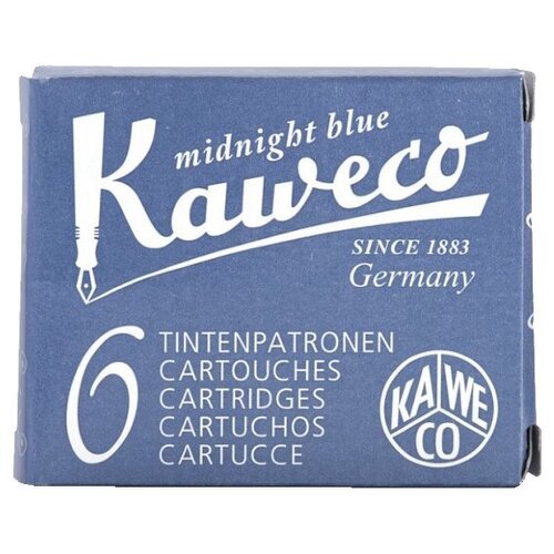 Картридж для перьевой ручки Kaweco Ink Cartridges 6-Pack (6 шт.) черный/синий