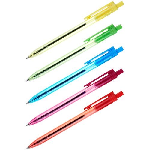 Ручка шариковая автоматическая OfficeSpace Juicy (0.7мм, синий цвет чернил) 12шт. (BPr_95038)