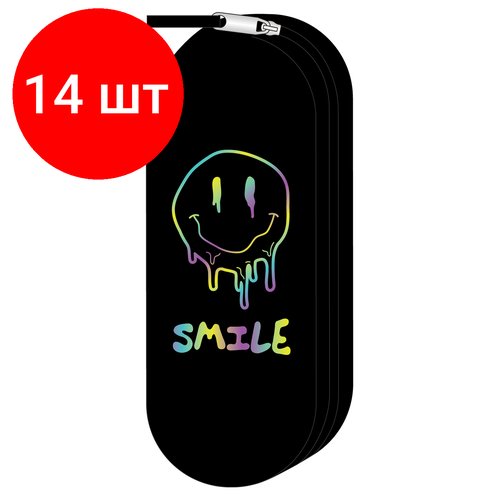 Комплект 14 шт, Пенал 210*80*45 ArtSpace 'Neon Smile', полиэстер