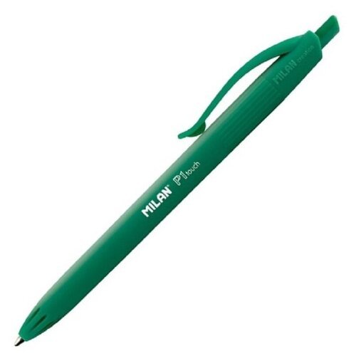 Milan Ручка шариковая MILAN P1 Touch, 1,0мм, зеленый, 176513925