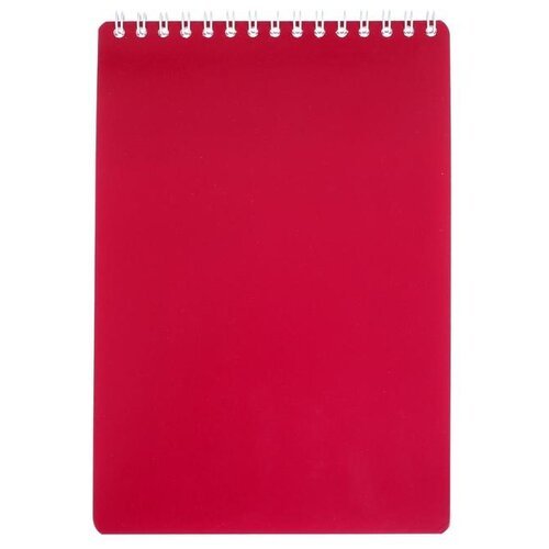 Блокнот Апплика С0368-01 А5, 50 листов, темно-красный