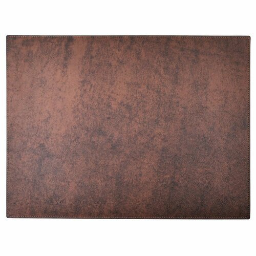 Кожаная подкладка на письменный стол, бювар из натуральной кожи для рабочего стола, Ogmore Woodland by Audmorr, Размер - B2 - 45x70 см, натуральная кожа, светло-серый