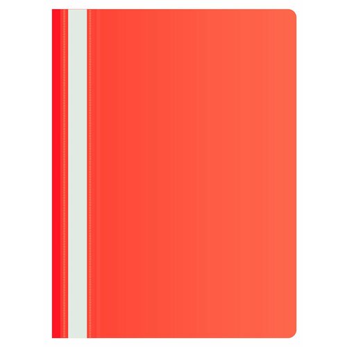 Папка-скоросшиватель Buro -PSE20BU/RED A4 прозрач. верх. лист пластик красный 0.11/0.13
