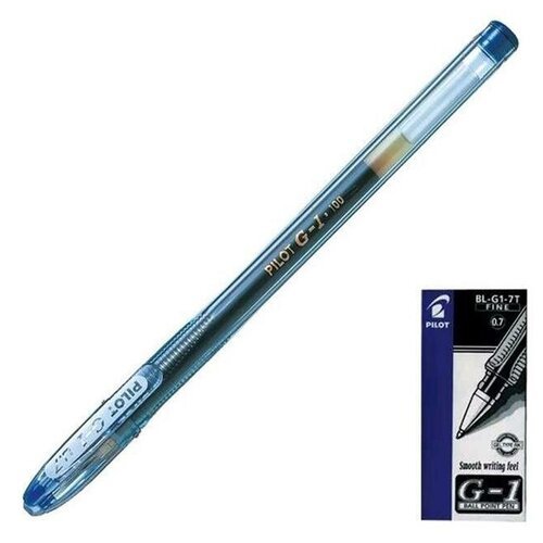 Ручка гелевая G1, узел 0.5 мм, чернила синие, эргономичный держатель, мягкое письмо