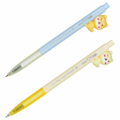 Набор MESHU автоматическая ручка + автоматический карандаш 'Cute dog', с топпером, блистер