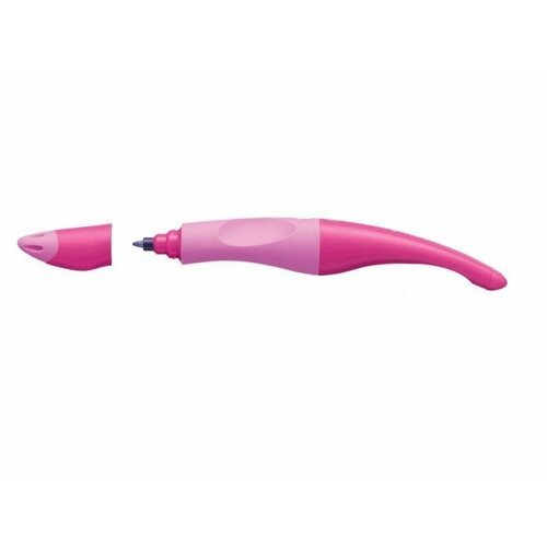Stabilo Ручка-роллер 'Easy Start' для правшей, цвет корпуса: розовый, в блистере sela