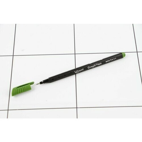 Ручка кап. 0,4мм 'GRAPH PEPS' зеленые джунгли Maped 749125