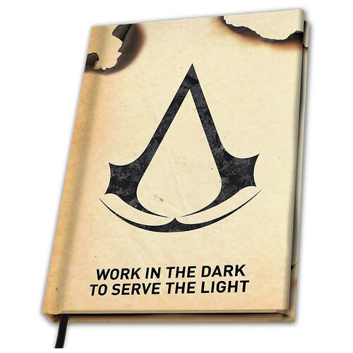 Записная книга ABYstyle Assassin's Creed Crest ABYNOT051 A5, 90 листов, бежевый
