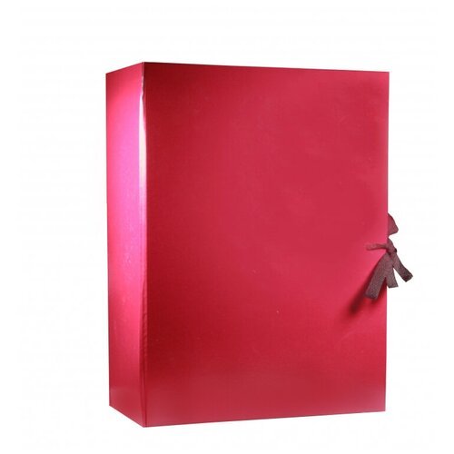 Комплект 15 штук, Папка архивная складная 100мм Attache Economy, цвет бордо
