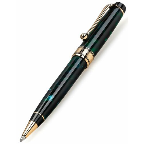 Шариковая ручка AURORA Optima Variegated Green Gold Plated Trim (AU 998-VA)