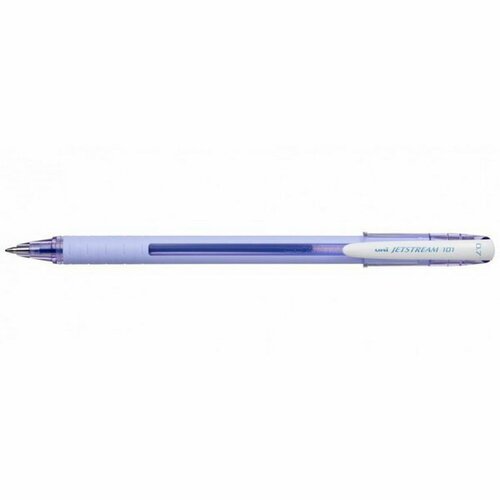 Ручка шариковая Jetstream SX-101-07FL, 0.7 мм, синий, корпус лаванда