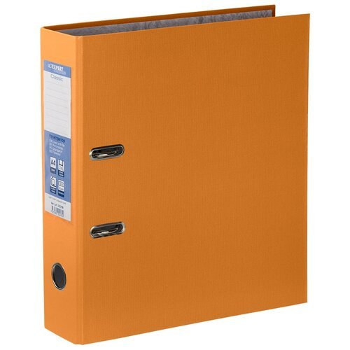 Папка-регистратор co съемным арочным механизмом Expert Complete 'Classic', А4, 75 мм, цвет: оранжевый, арт. 2516915